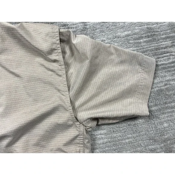 Excursion Shirt Mens 2XL Beige Longsleeve Button Up Fishing Vented - Picture 12 of 14